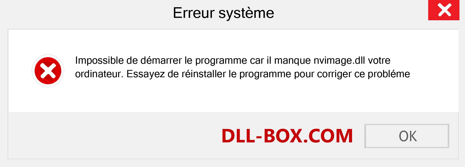 Le fichier nvimage.dll est manquant ?. Télécharger pour Windows 7, 8, 10 - Correction de l'erreur manquante nvimage dll sur Windows, photos, images